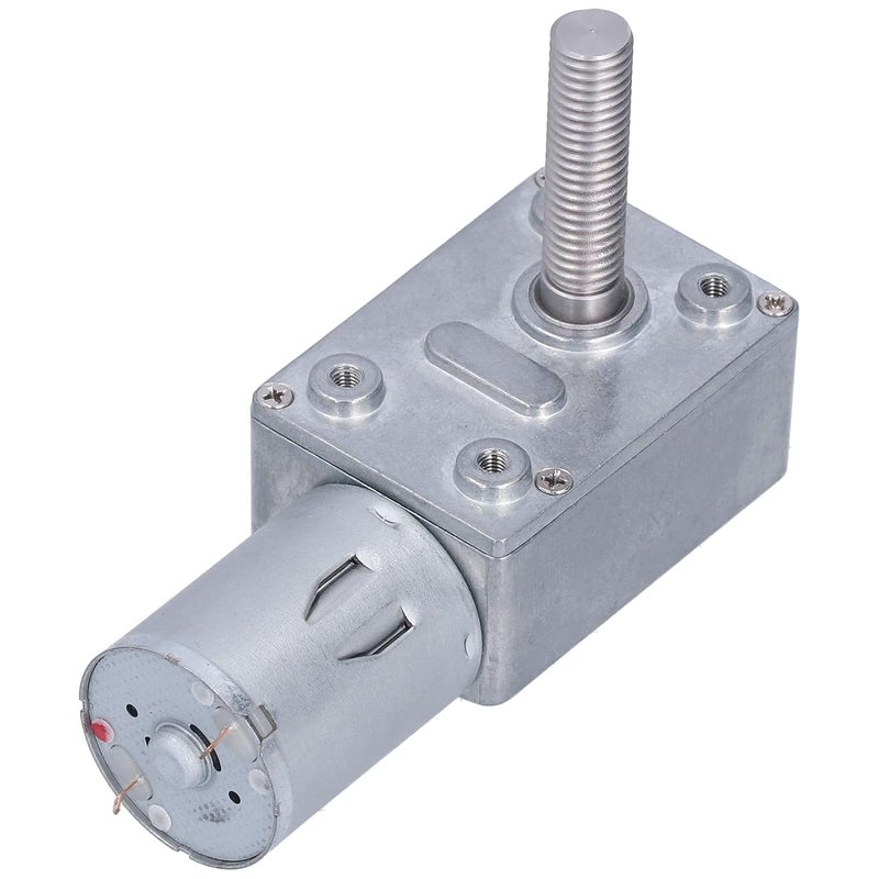 DC6V 90RPM Gear Motor Low Speed Reduction Gearbox Silent Durable 8mm Threaded Shaft - Image 1